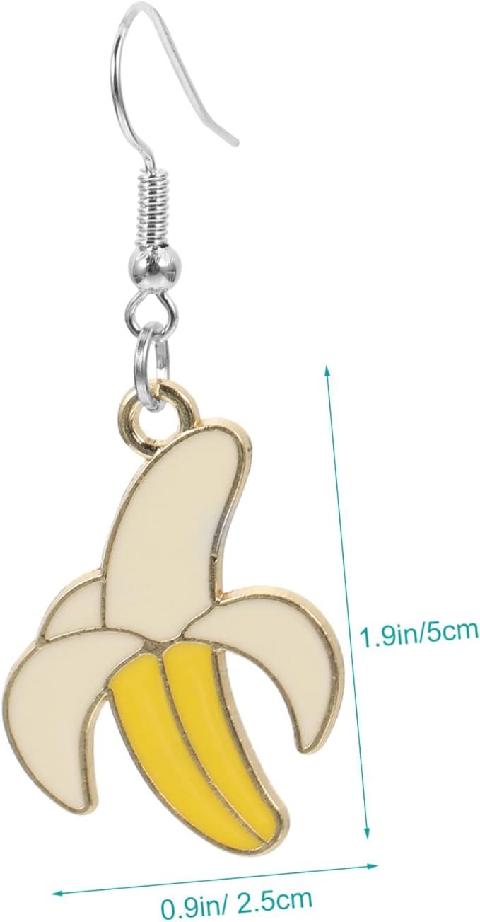Banana-Shaped Dangle Earrings image 5