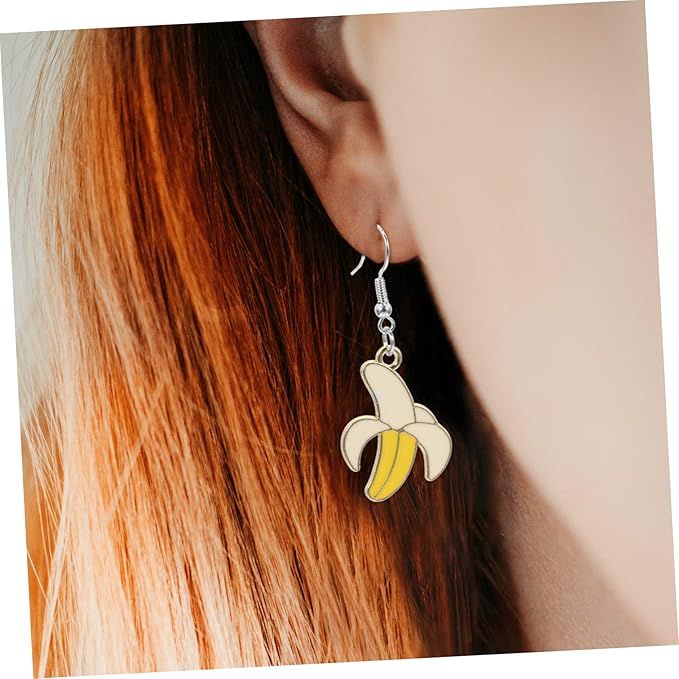 Banana-Shaped Dangle Earrings image 4