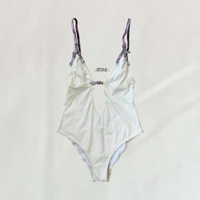 John Galliano backless swimsuit