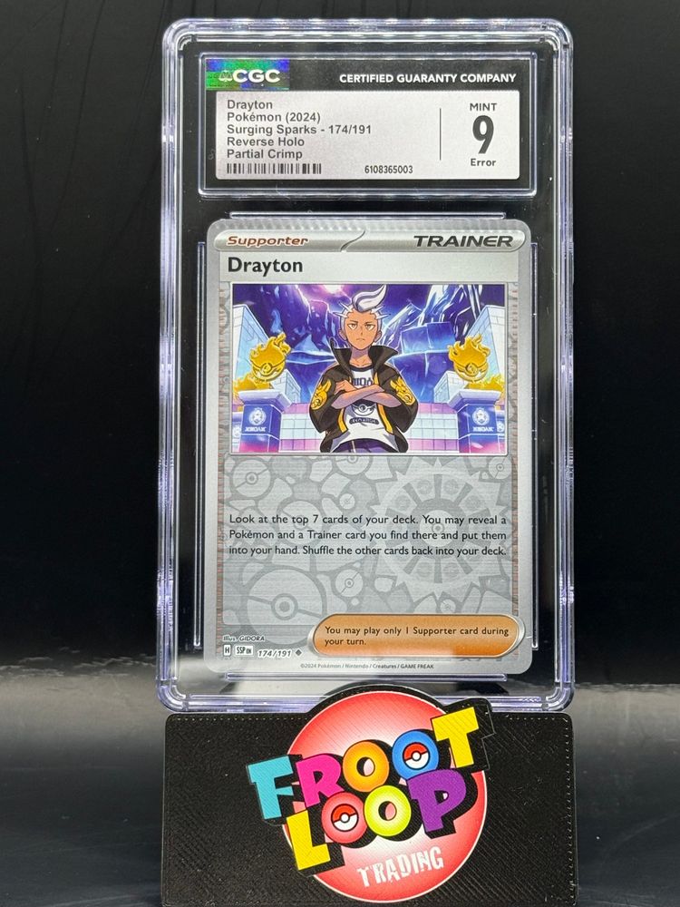CGC Mint 9 Drayton Partial Crimp error obraz 1