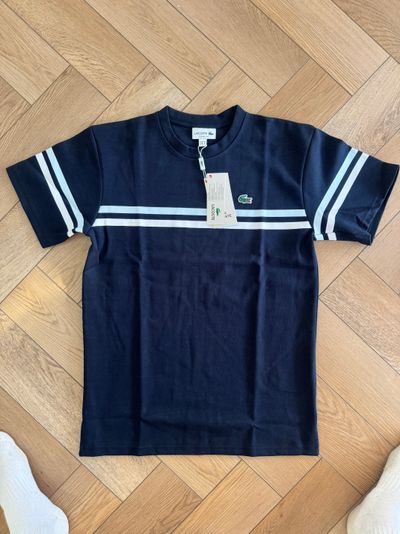Lacoste Navy Blue striped T-Shirt