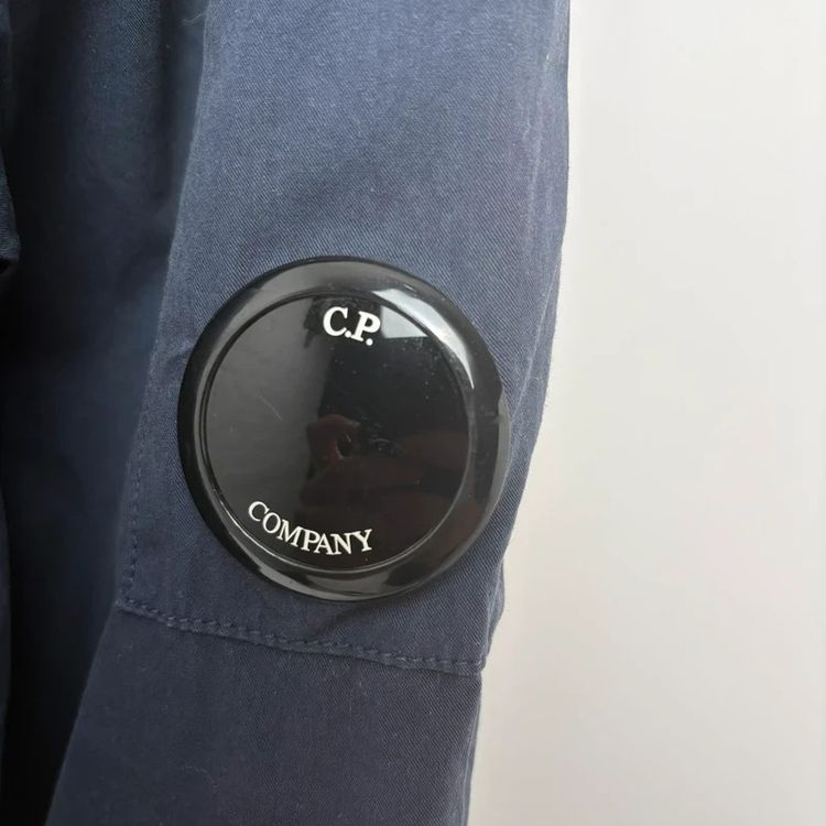 CP Company Navy Zipped Overshirt imagen 3
