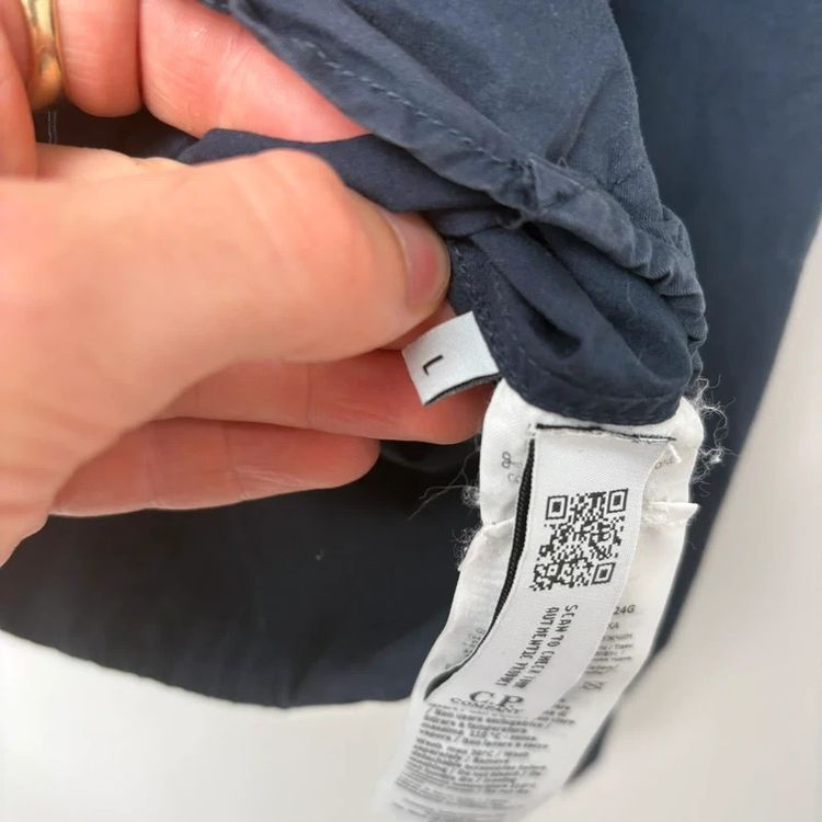 CP Company Navy Zipped Overshirt imagen 8