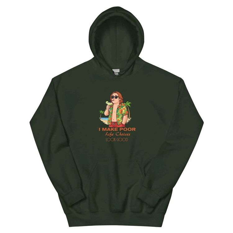 Lewis Capaldi Funny Hoodie I Make Poor Life Choices Look Good image 9