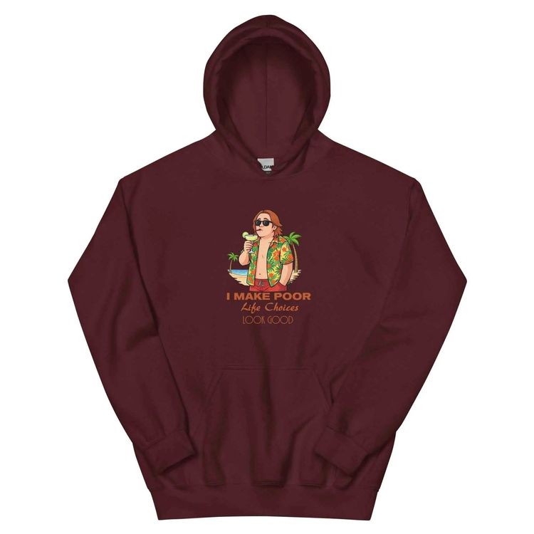 Lewis Capaldi Funny Hoodie I Make Poor Life Choices Look Good image 5