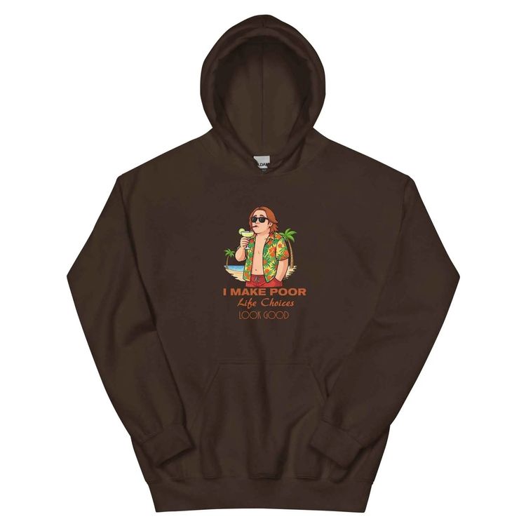 Lewis Capaldi Funny Hoodie I Make Poor Life Choices Look Good image 7