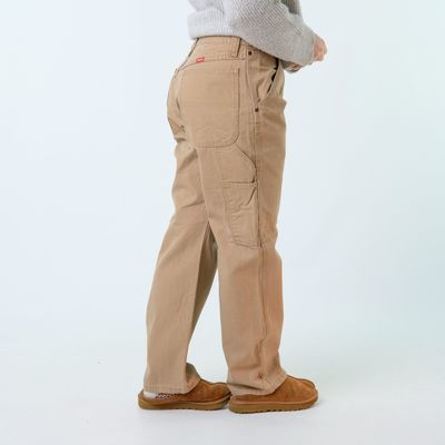 Tan y2ks Wrangler Canvas Carpenter Baggy Jeans Pants (32x30)