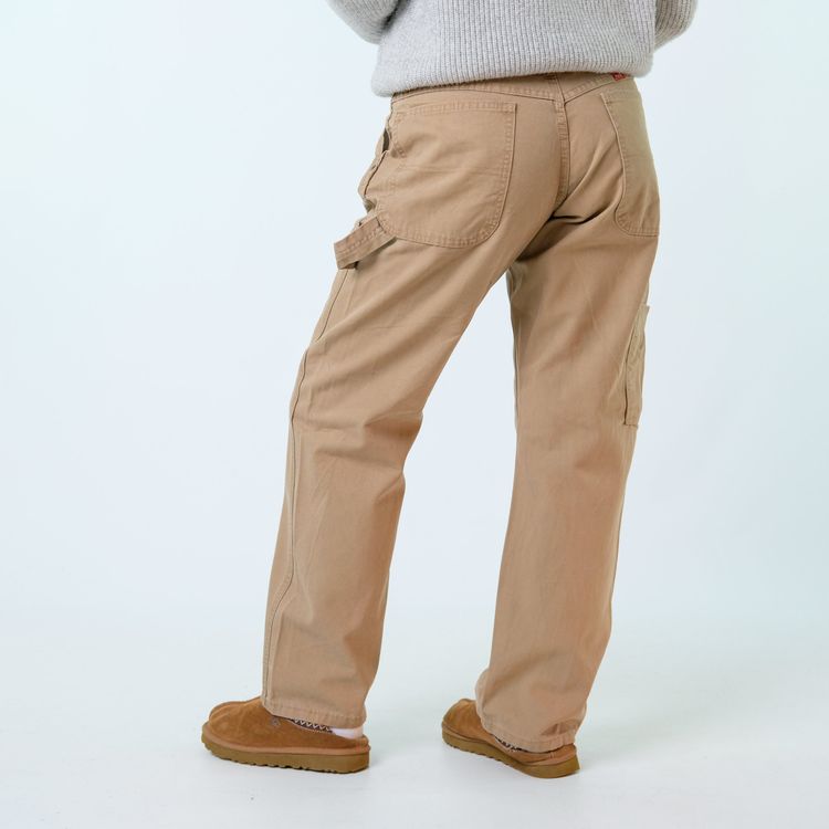Tan y2ks Wrangler Canvas Carpenter Baggy Jeans Pants (32x30) image 2