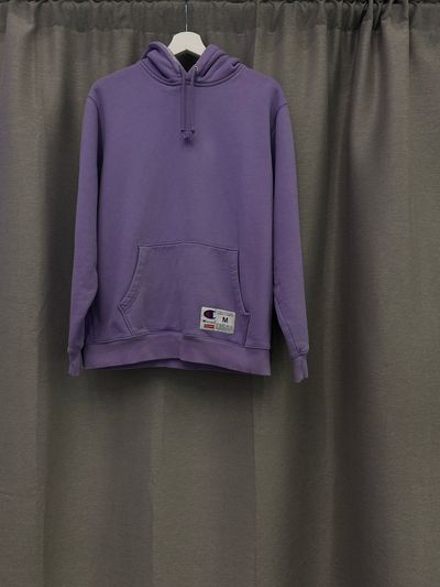 Suprem x Champion Purple Hoodie