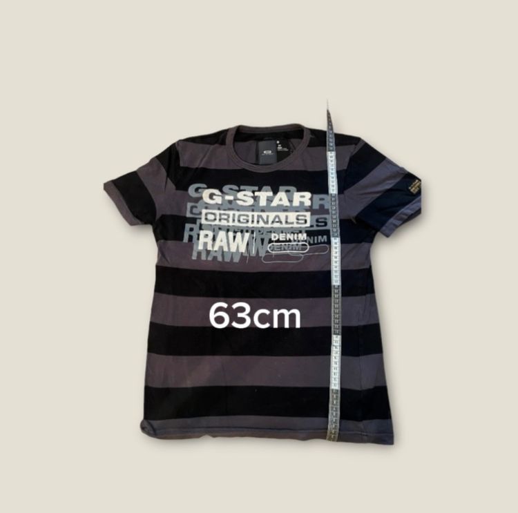G-Star Raw Originals Denim Striped T-Shirt image 4