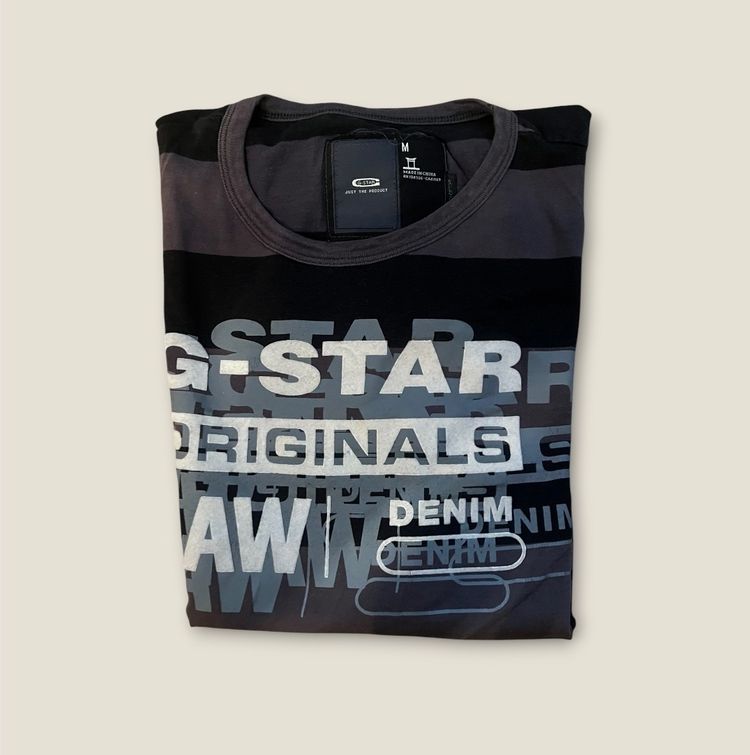G-Star Raw Originals Denim Striped T-Shirt image 2