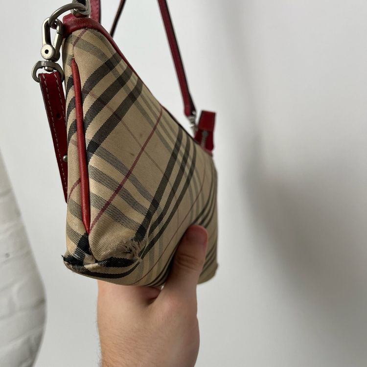 Immagine di Burberry Beige Plaid Check 2 Way Shoulder Bag 7