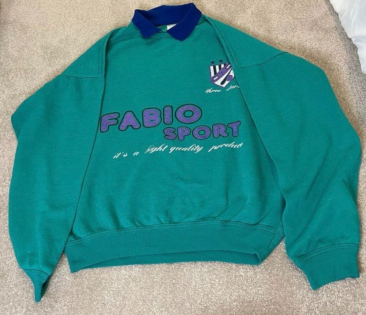 Other Green And Blue Sweatshirt With Collar product image