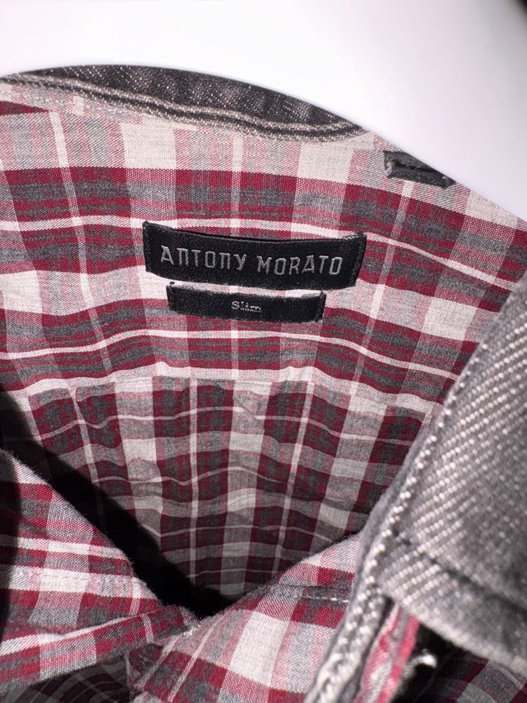 Antony Morato Checked Shirt With Contrast Collar 2