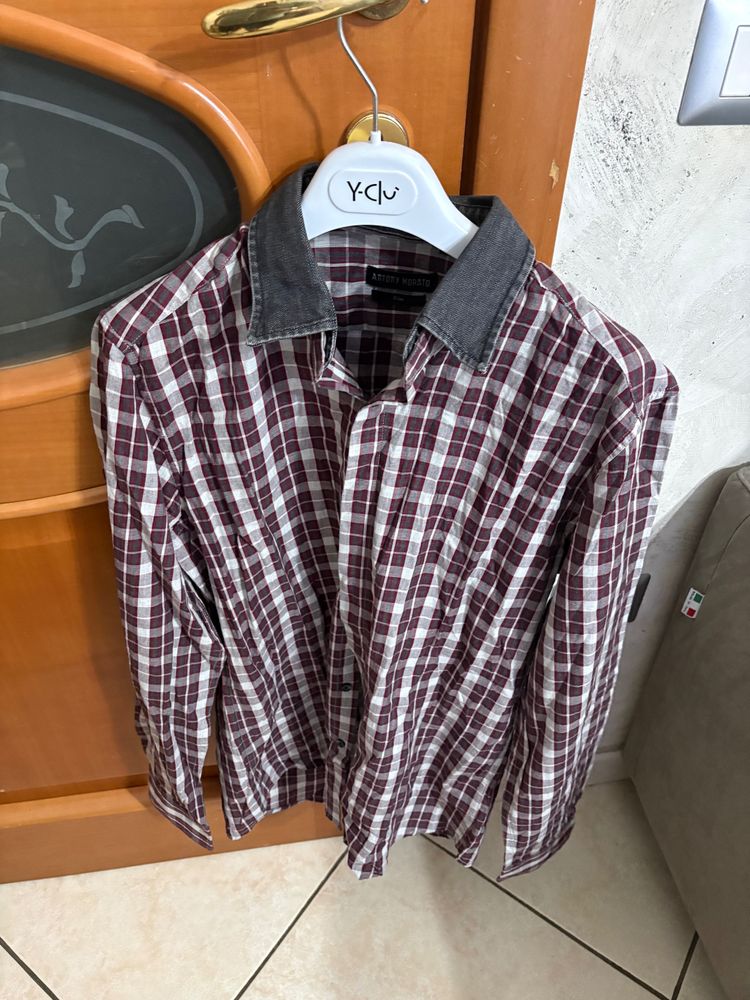 Antony Morato Checked Shirt With Contrast Collar 3