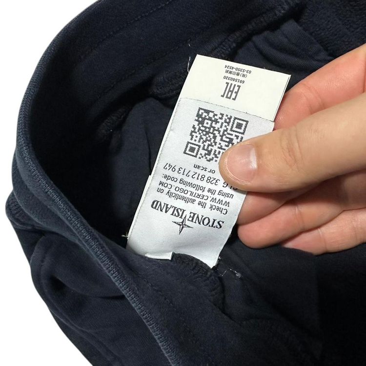 Stone Island Navy Sweatpants image 4