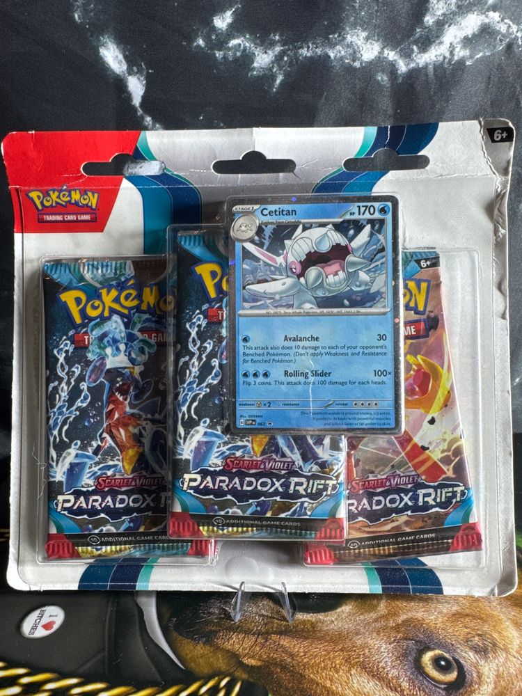 Pokémon Trading Card Game Paradox Rift Booster Pack Set With Cetitan Promo Card