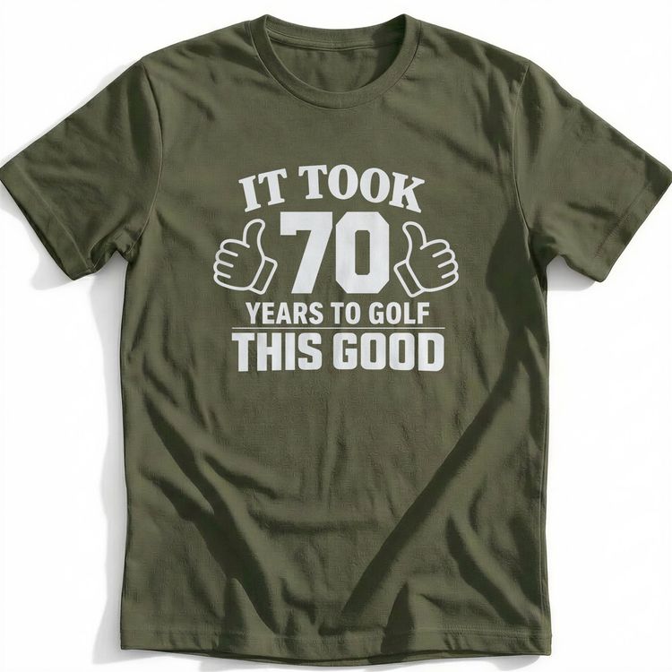 70 YEARS GOLF GOOD 030 T Shirt US image 5