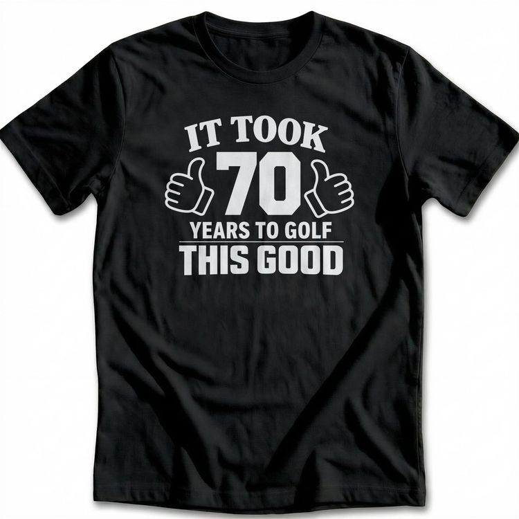 70 YEARS GOLF GOOD 030 T Shirt US image 3