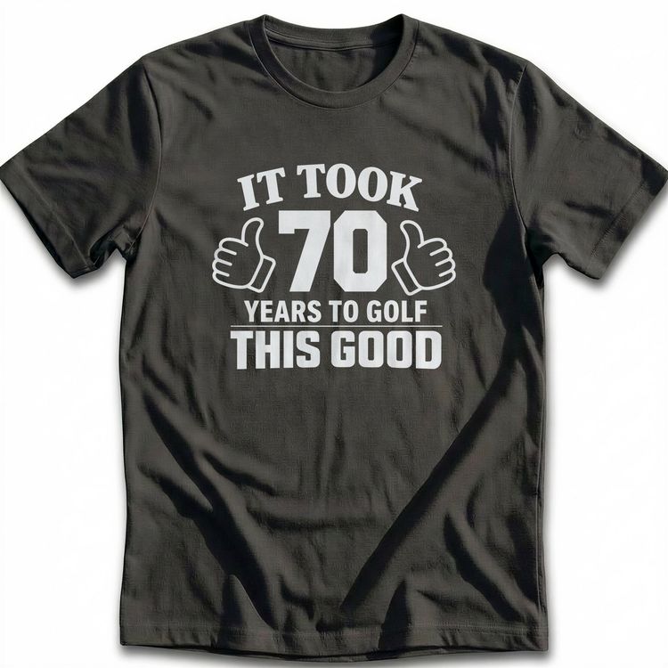 70 YEARS GOLF GOOD 030 T Shirt US image 4