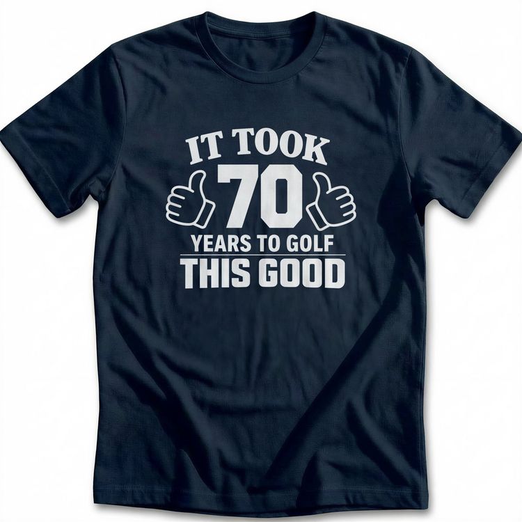 70 YEARS GOLF GOOD 030 T Shirt US image 1