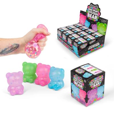 Scrunchems Kind Heart Squish Bear - Assorted - Each