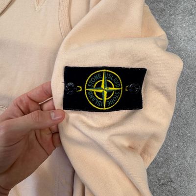 Light Pink Stone Island Hoodie 3