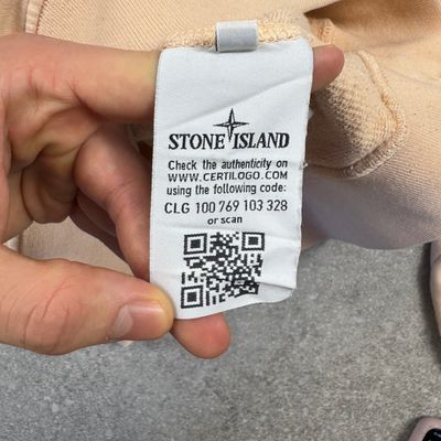 Light Pink Stone Island Hoodie 4