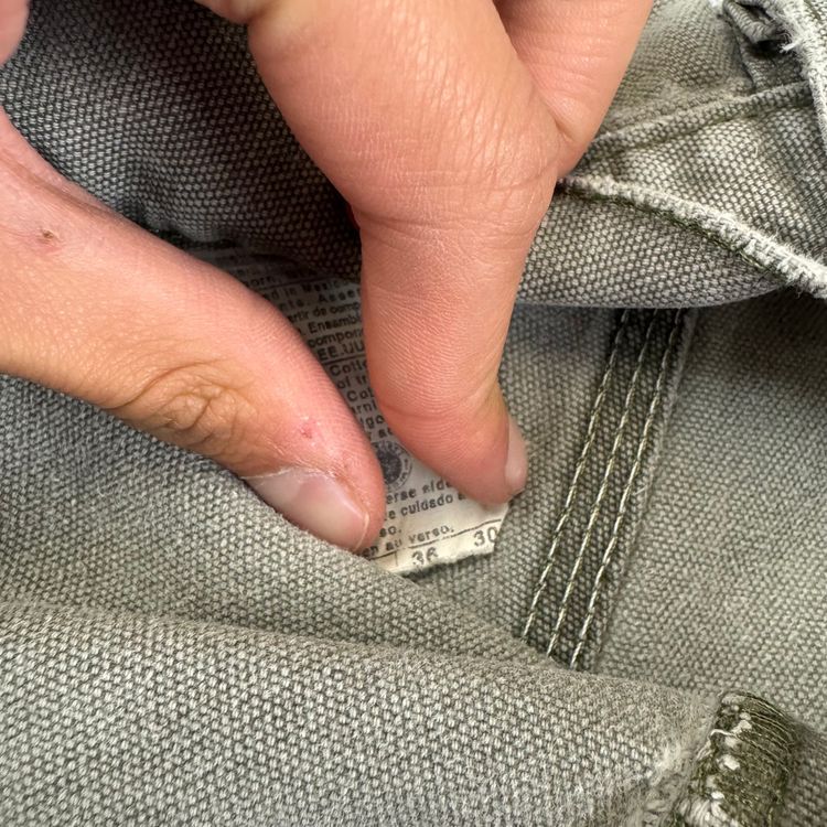 Carhartt Workwear Carpenter Trousers Faded Green obraz 9