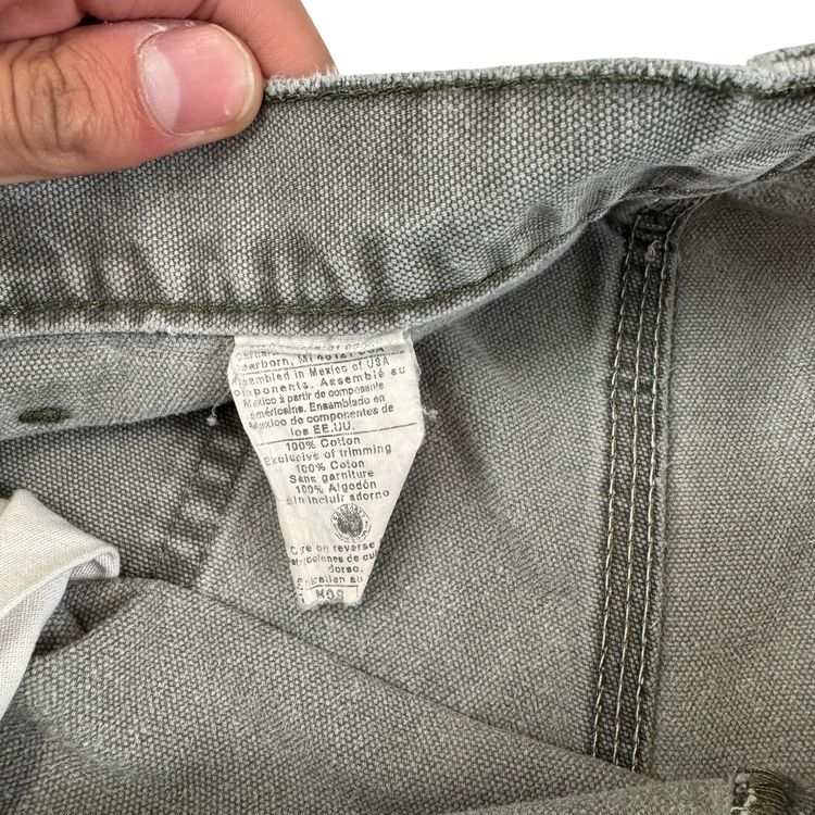 Carhartt Workwear Carpenter Trousers Faded Green obraz 11