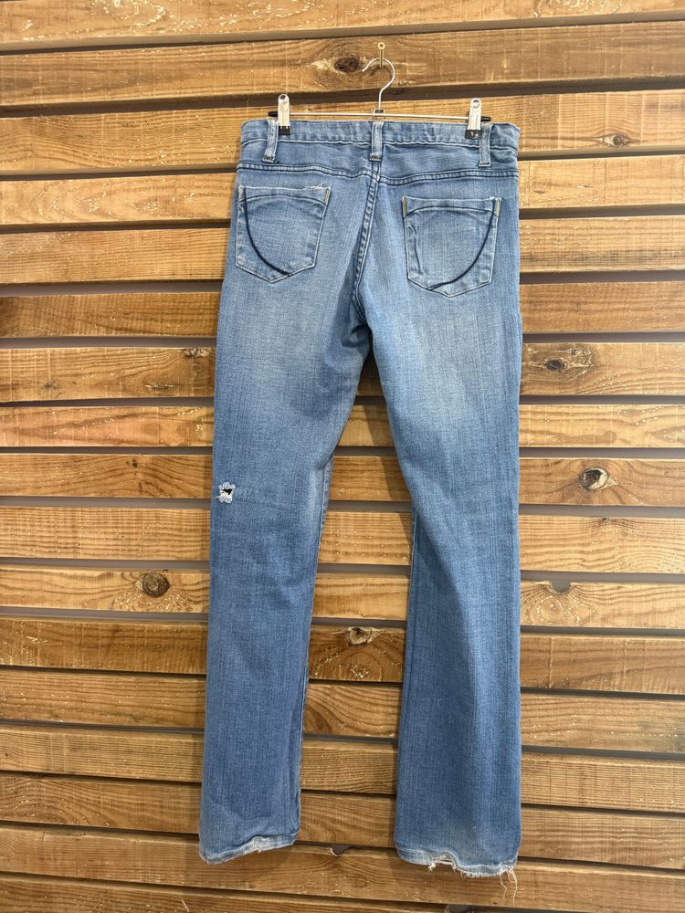 Vintage Y2K Paper Denim & Cloth Jeans. Low rise bootcut. Waist 30” leg 33”Size UK10.