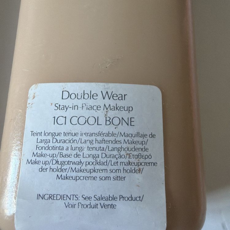 Estée Lauder Double Wear 1C1 Cool Bone Original Formula 200ml BN image 2