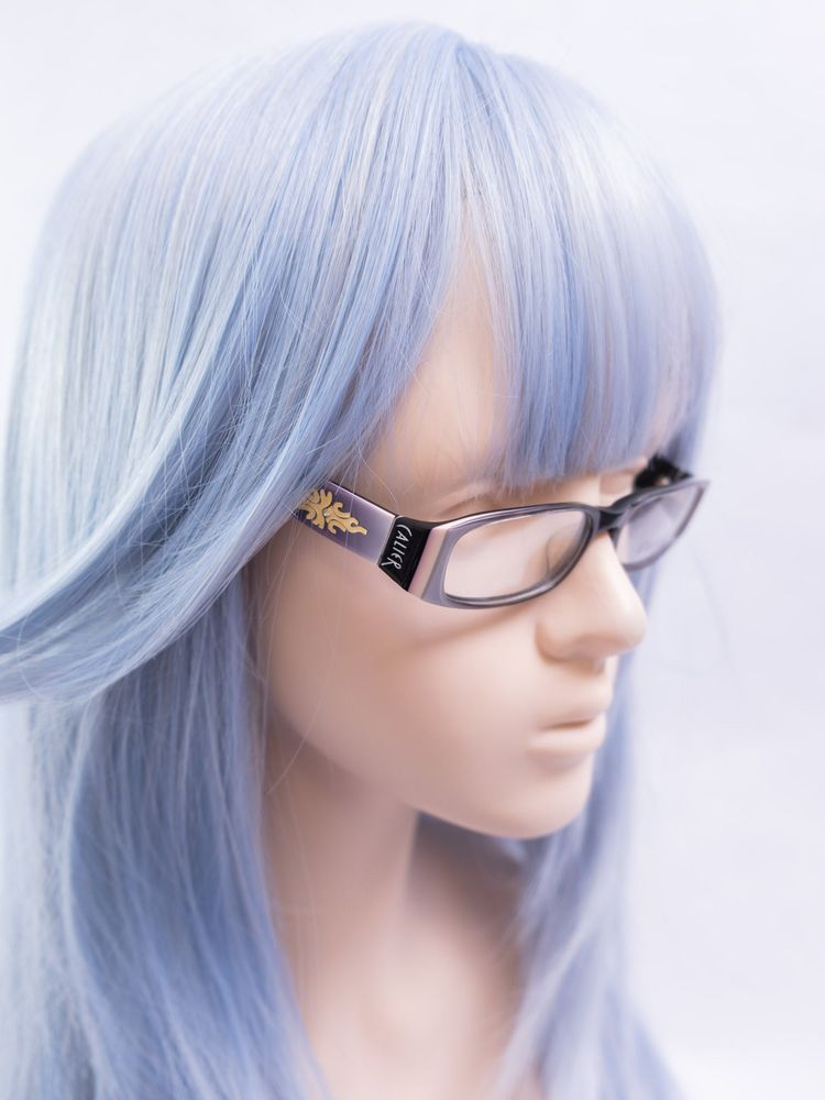 CALIER RECTANGULAR PURPLE GRADIENT GLASSES WITH BEIGE TOTEM 2