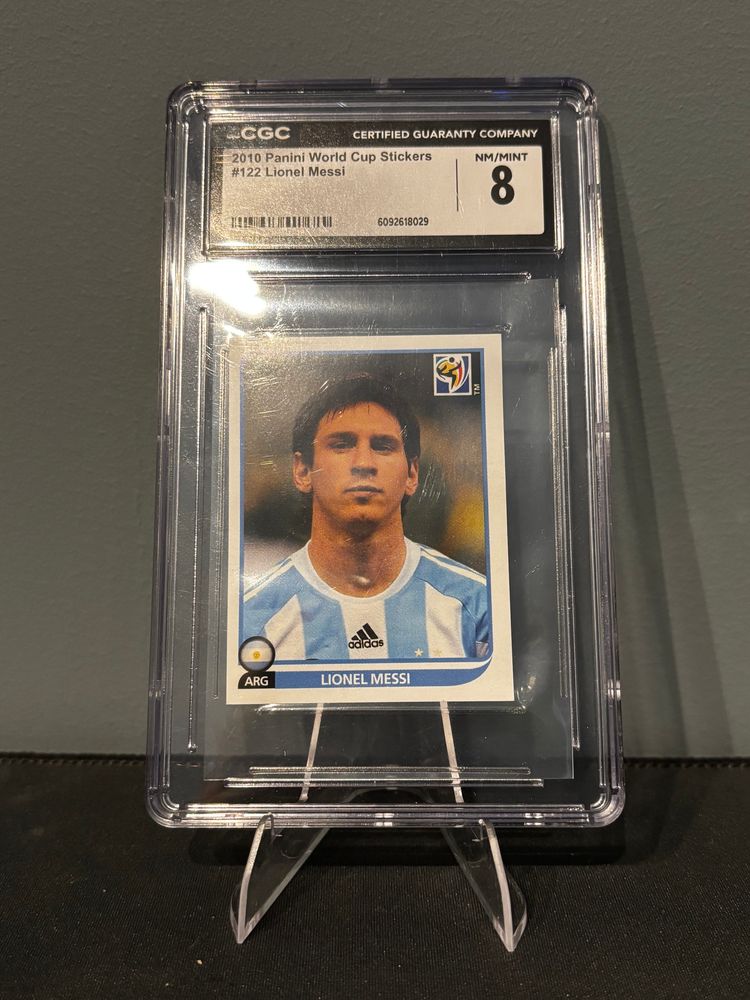 Panini Messi 2010 World Cup sticker CGC 9 product image