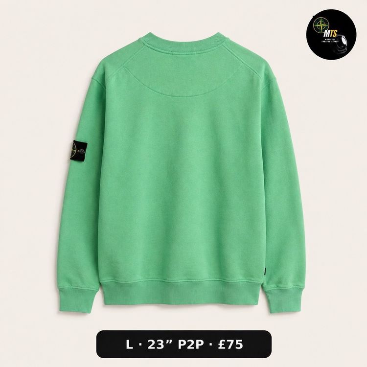 2425 Stone Island Green Sweatshirt 23” p2p 2