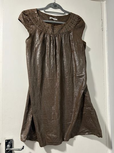 Ethel Austin Brown Dress