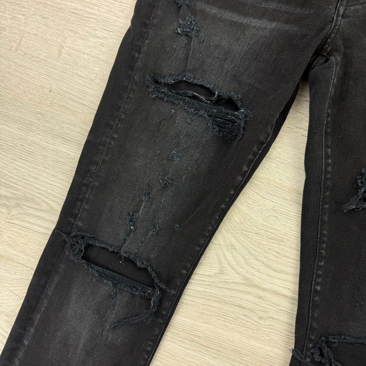 Amiri Men’s Black Ripped Distressed Jeans - Uk 32 4