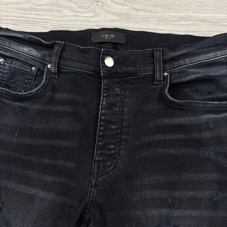 Amiri Men’s Black Ripped Distressed Jeans - Uk 32 2