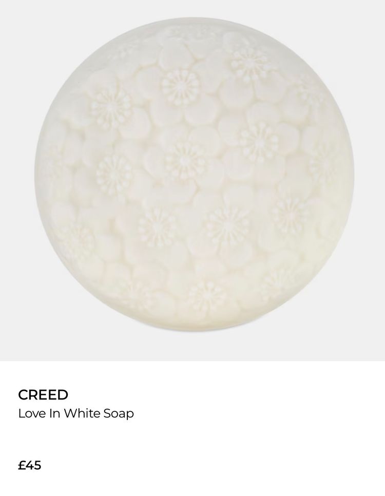 Creed Love In White Soap