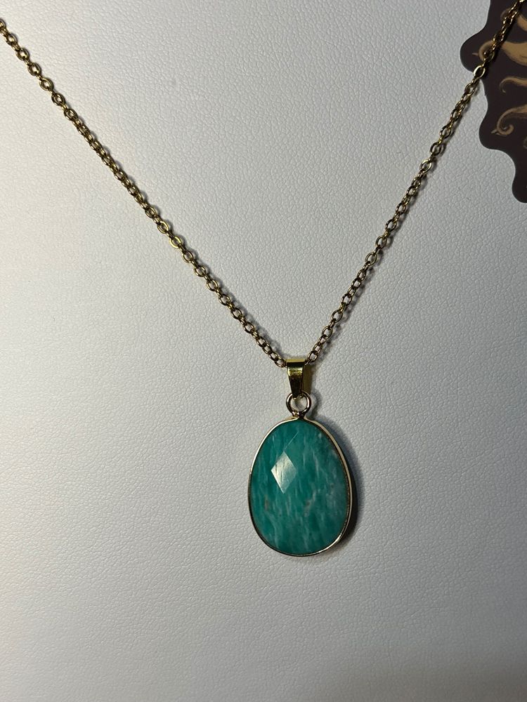 Facated Amazonite necklace