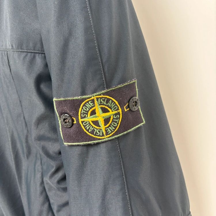 Stone Island 90’s Green Edge Navy Dual Layer Nylam Dutch Rope Parka Jacket - XXL image 8