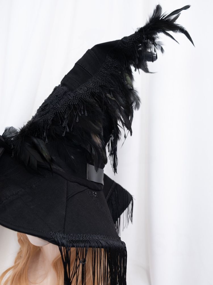 RAVEN WITCH HAT | MAJO TORIPURU imagen 2
