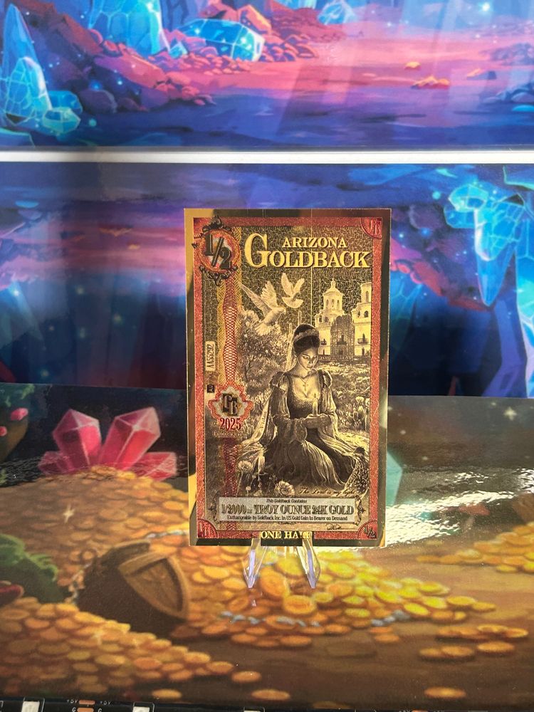 Coins & Bullion 1/2 Arizona Goldback 