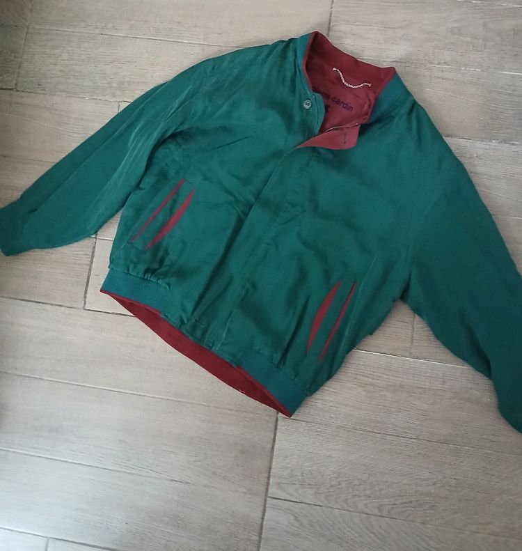 Pierre Cardin green and red jacket
