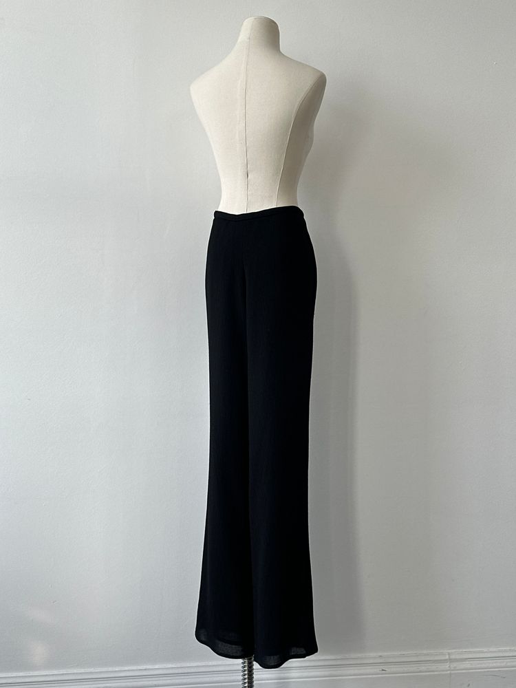 Jaeger 1990s Cotton Straight Leg High Waisted Trouser - W32 image 7