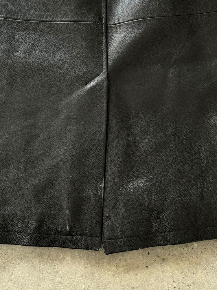 Conbipel 1990s Leather Trench Coat - XL image 3