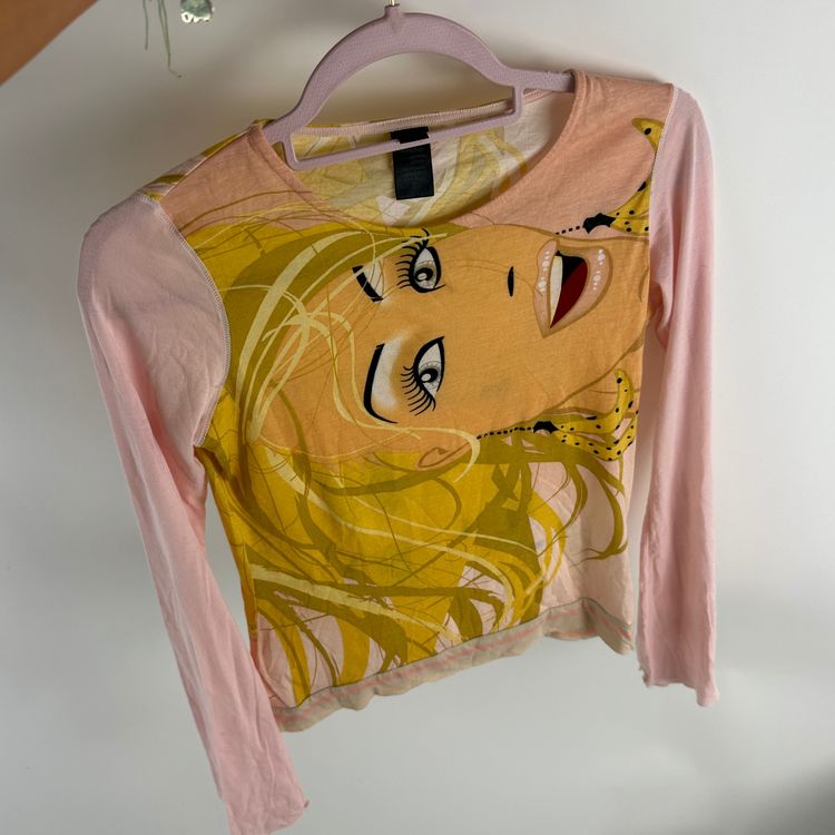 Custo Long Sleeve Top With Graphic Print 2