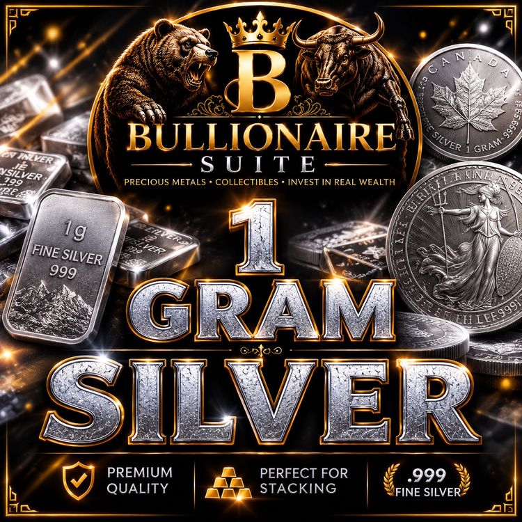 1 Gram Silver Bars And Coins image 1