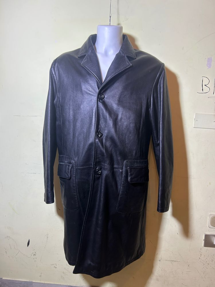 Other black leather coat product image