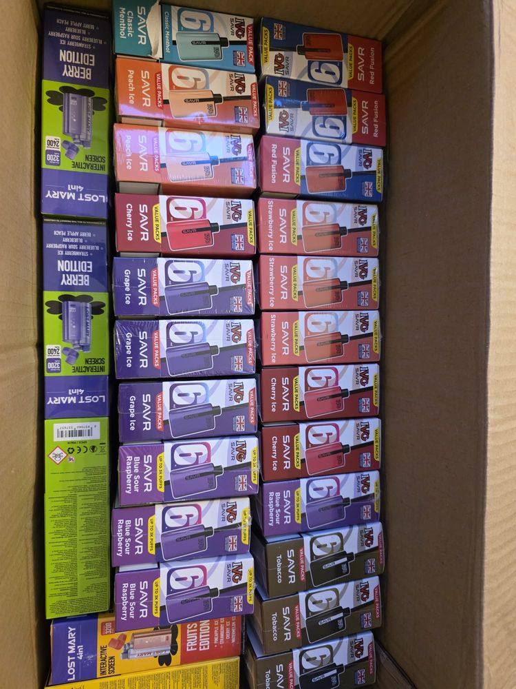Other Ivg Savr Disposable vapes, 3000 puffs, lots of different. I can sell single or full boxes product image